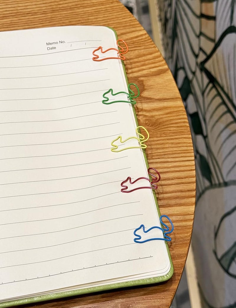 Daxtril Cute Paper Clips, 60 PCS Squirrel Shaped Paper Clips Animal Bookmarks Clips, Assorted Colors, Fun Office Gifts for Women Men Coworkers Teachers Students Girls Boys, Squirrel Gifts Christmas Gifts - Image 2